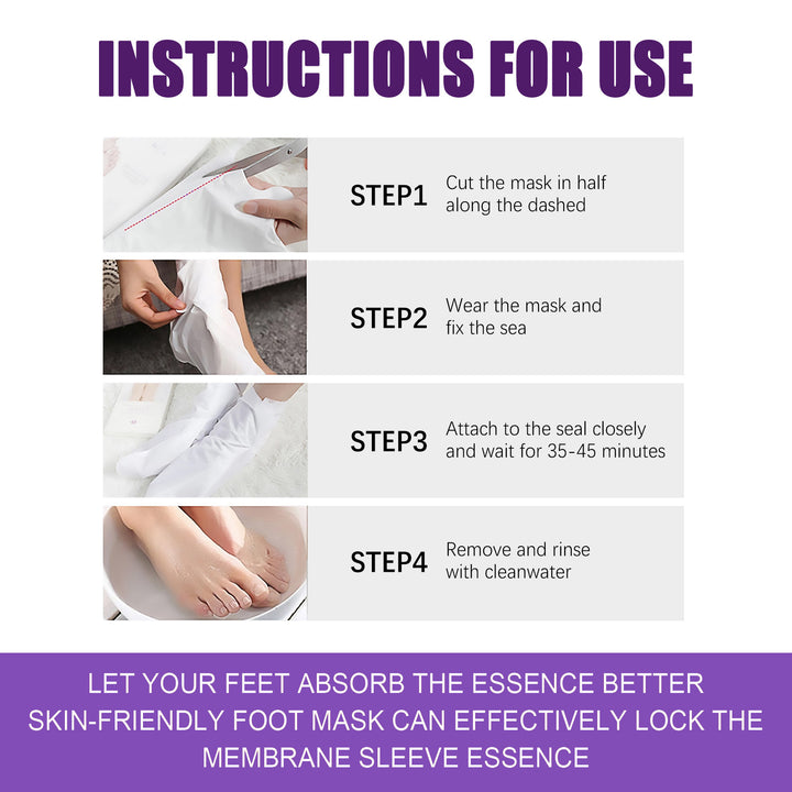 Nourishing Exfoliating Mask for Feet